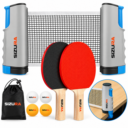 SmashDock Pro – Portable Table Tennis Set for Any Table