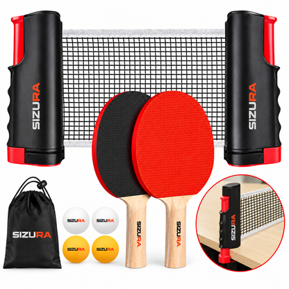 SmashDock Pro – Portable Table Tennis Set for Any Table