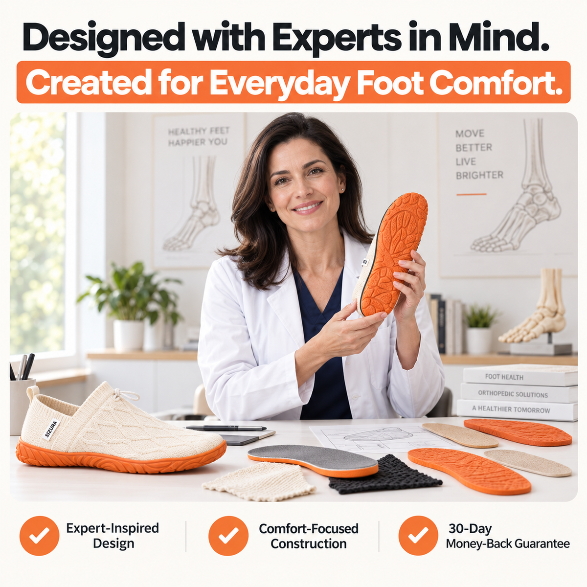 Sizura™ Barefoot Shoes For Swollen Feet & Ankles