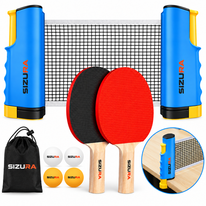 SmashDock Pro – Portable Table Tennis Set for Any Table