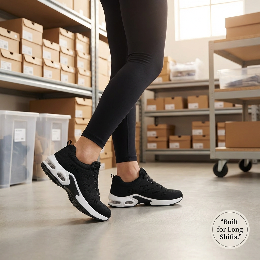 Sizura™ 12-Hour Shift Shoes for All-Day Foot, Knee & Back Pain Relief
