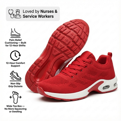 Sizura™ 12-Hour Shift Shoes for All-Day Foot, Knee & Back Pain Relief