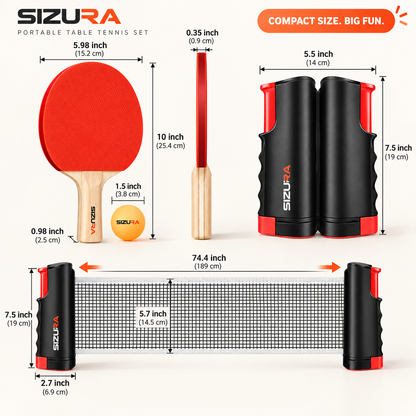 SmashDock Pro – Portable Table Tennis Set for Any Table