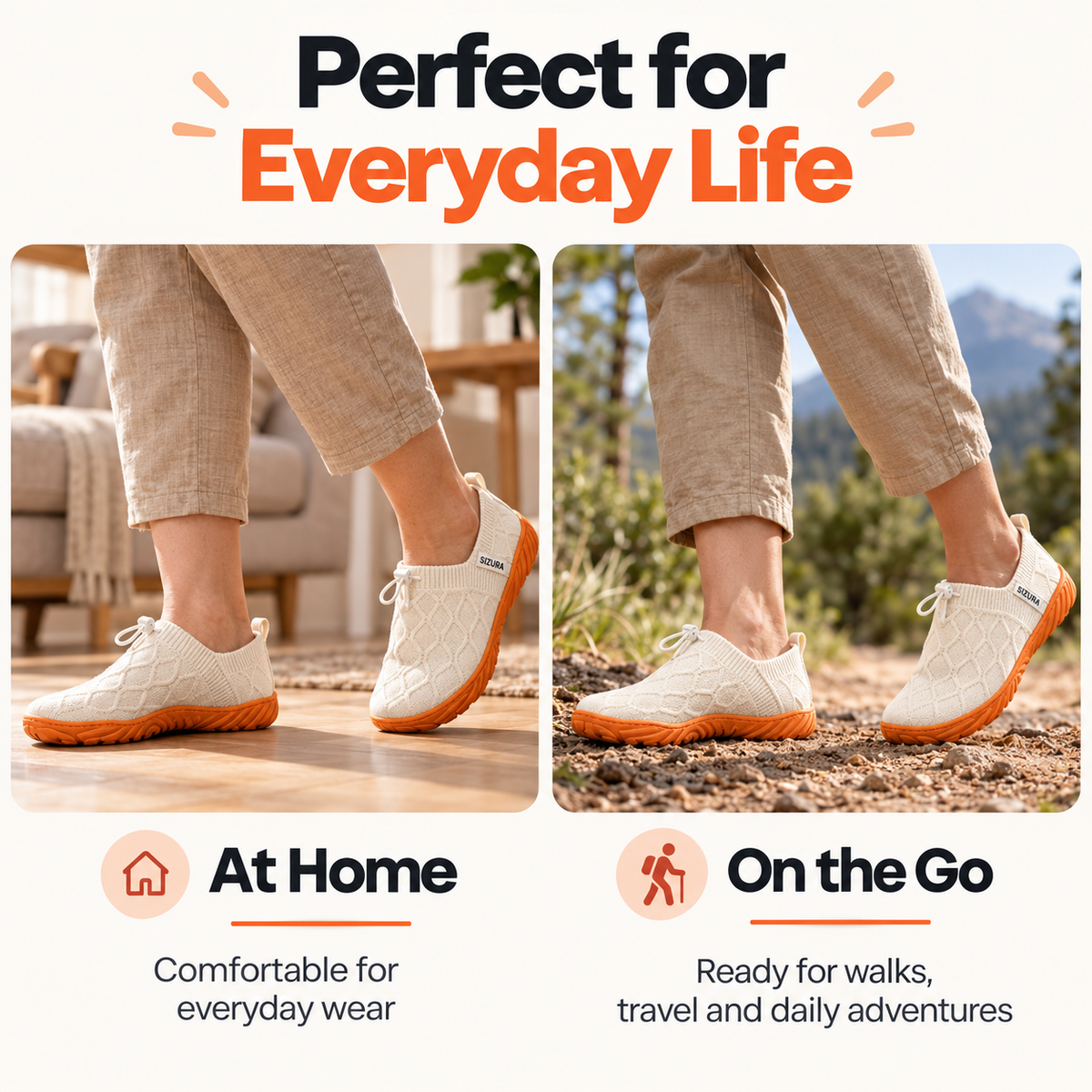 Sizura™ Barefoot Shoes For Swollen Feet & Ankles